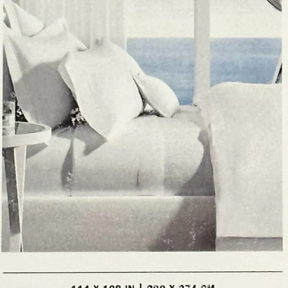 $145 NEW RALPH LAUREN HOME KING FLAT SHEET 464 TC LIGHT OXFORD BABY BLUE PERCALE